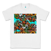 White rodeo cowboy tumbler Classic Tee - JahusDesignShop