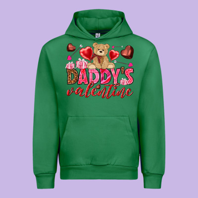 Daddy's Valentine Urban Hoodie Designed By Howdyjamesfarm