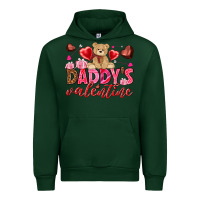 Forest Green Daddy's Valentine Urban Hoodie - HowdyJamesFarm