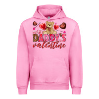 Fuchsia Pink Daddy's Valentine Urban Hoodie - HowdyJamesFarm