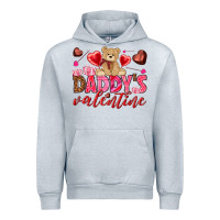 Heather Grey Daddy's Valentine Urban Hoodie - HowdyJamesFarm