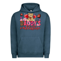 Pigment Midnight Navy Daddy's Valentine Urban Hoodie - HowdyJamesFarm