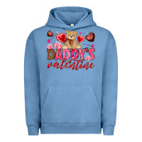 Pigment Pebble Blue Daddy's Valentine Urban Hoodie - HowdyJamesFarm