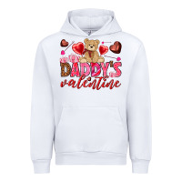 White Daddy's Valentine Urban Hoodie - HowdyJamesFarm