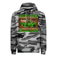 Slate Camo st Patricks farm animals truck Premium Hoodie - Jasminsmagicworld