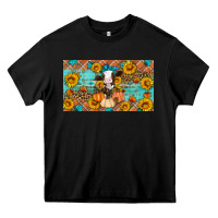 Black Fall cow Heavy Core Tee - Artiststas