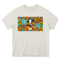 Cream Fall cow Heavy Core Tee - Artiststas