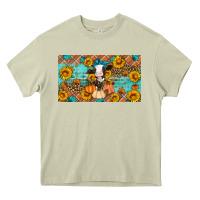 Mossy Fall cow Heavy Core Tee - Artiststas