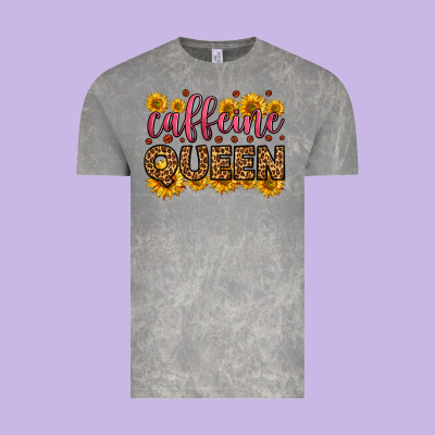 Caffeine Queen Vintage Tee Designed By Hra Design Shop