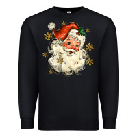 Black Christmas Santa Premium Sweatshirt - MaliasSmallBusiness