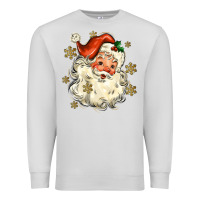 Dove Grey Christmas Santa Premium Sweatshirt - MaliasSmallBusiness