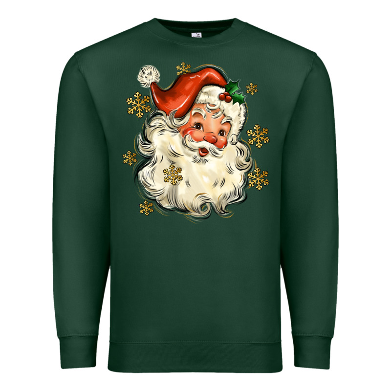 Christmas Santa Premium Sweatshirt by MaliasSmallBusiness | Teevron