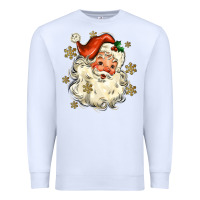 White Christmas Santa Premium Sweatshirt - MaliasSmallBusiness