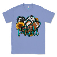 Colony Blue football hearts Classic Tee - Jasminsmagicworld