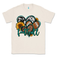 Natural football hearts Classic Tee - Jasminsmagicworld