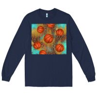 Navy western basketball Long Sleeve Tee - AdoDesignShop