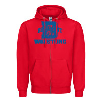 Red beaumont wrestling Zipper Hoodie - Jasminsmagicworld