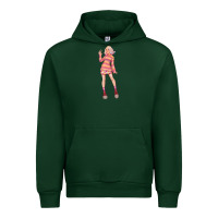 Forest Green colorful girl Urban Hoodie - TumblerDesignByShophia