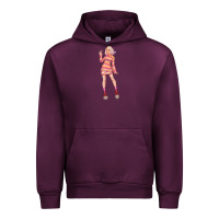 Mauve Wine colorful girl Urban Hoodie - TumblerDesignByShophia