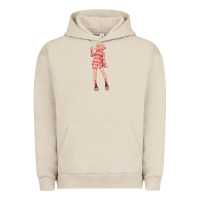 Pigment French Oak colorful girl Urban Hoodie - TumblerDesignByShophia