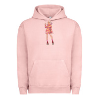 Pigment Salmon colorful girl Urban Hoodie - TumblerDesignByShophia