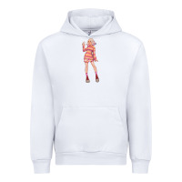 White colorful girl Urban Hoodie - TumblerDesignByShophia