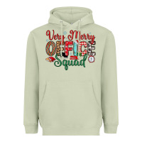 Matcha very merry office squad Heavyweight Hoodie - MaliasSmallBusiness