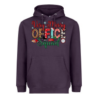 Plum very merry office squad Heavyweight Hoodie - MaliasSmallBusiness