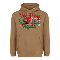 Toasted Coconut very merry office squad Heavyweight Hoodie - MaliasSmallBusiness