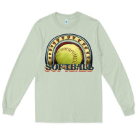Matcha softball rainbow Long Sleeve Tee - JahusDesignShop