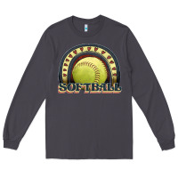 Smoke softball rainbow Long Sleeve Tee - JahusDesignShop