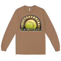 Toasted Coconut softball rainbow Long Sleeve Tee - JahusDesignShop