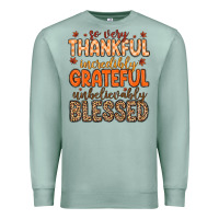 Seafoam so very thankful incredibly grateful unbelievably Premium Sweatshirt - MaliasSmallBusiness