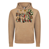 Vintage Coffee merry christmas Vintage Hoodie - JahusDesignShop