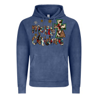 Vintage Denim merry christmas Vintage Hoodie - JahusDesignShop