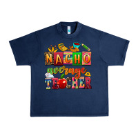 Navy nacho average teacher Urban Heavy Tee - AdoDesignShop