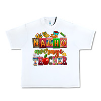 White nacho average teacher Urban Heavy Tee - AdoDesignShop