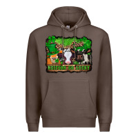 Coffee st patricks cows heifers go lucky Premium Hoodie - Jasminsmagicworld