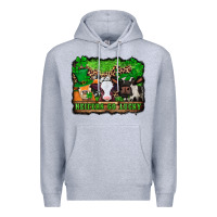 Heather Grey st patricks cows heifers go lucky Premium Hoodie - Jasminsmagicworld