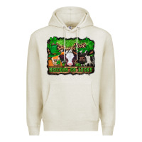 Oatmeal Heather st patricks cows heifers go lucky Premium Hoodie - Jasminsmagicworld