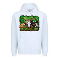 White st patricks cows heifers go lucky Premium Hoodie - Jasminsmagicworld