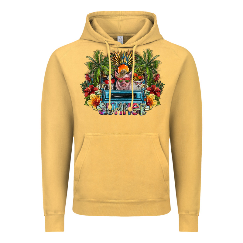 Summer Vintage Hoodie by SublimationCraftShop | Teevron