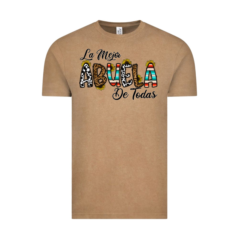 La Mejor Abuela De Todas Vintage Tee by CowhideDigitalArt | Teevron