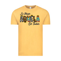 Vintage Mustard la mejor abuela de todas Vintage Tee - CowhideDigitalArt