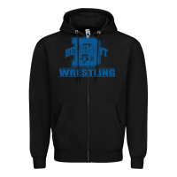 Black Beaumont Wrestling Zipper Hoodie - Jasminsmagicworld