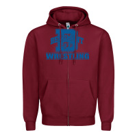 Burgundy Beaumont Wrestling Zipper Hoodie - Jasminsmagicworld