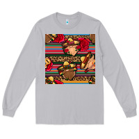 Moon Dust mexican gnomes seamless pattern Long Sleeve Tee - BundleAndBundleShop