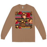 Toasted Coconut mexican gnomes seamless pattern Long Sleeve Tee - BundleAndBundleShop