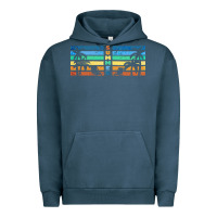 Pigment Midnight Navy retro summer Urban Hoodie - TumblerDesignByShophia