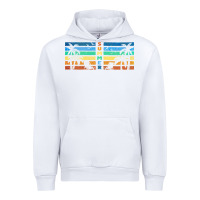 White retro summer Urban Hoodie - TumblerDesignByShophia